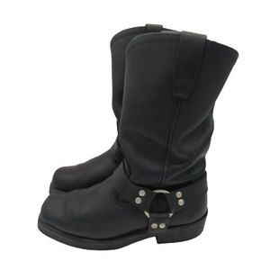 Cody James Mens Size 8.5 M Harness CJ9995BL Black Leather Pull On Riding Boots
